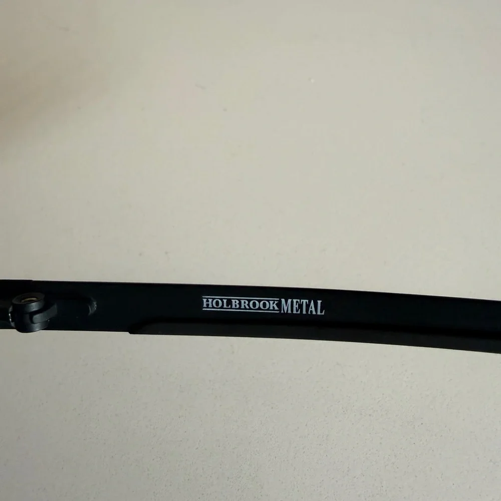 Oakley Holbrook™ Metal Matte Black Frame with Red Iridium Lenses